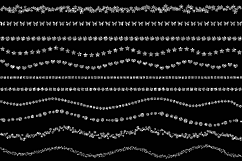Silver Glitter Confetti Borders Product Image 3