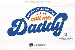 Mini-bundle! My Favorite People Call me: Daddy, Grandpa, Mommy &amp; Grandma, Printable, cut file: dxf, eps, png, jpeg, svg files Product Image 3