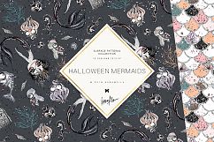 Halloween Mermaid Patterns Product Image 2