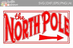 North Pole Christmas SVG File Product Image 1