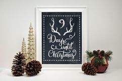 Christmas Countdown SVG Cut File - Christmas SVG DXF PNG EPS Product Image 2