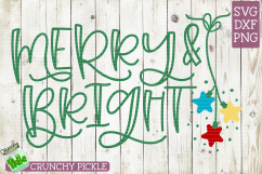 Merry &amp; Bright Christmas SVG Product Image 2