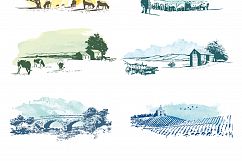 Vector Rural Landscapes Product Image 2