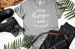 T-Shirt Mockup Mega Bundle Fall Winter Bella Canvas 3001 Product Image 16