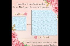 100 Seamless Ocean Pattern Digital Papers, Baby Shower Paper Product Image 3