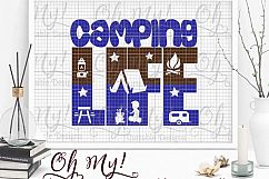 Camping Life - SVG Cutting File Product Image 1