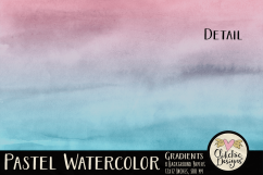Watercolor Background Textures - Pastel Gradient Papers Product Image 3