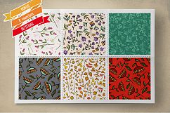 More than 100 Handsketched Floral Elements Product Image 5