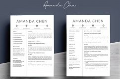 Clean Professional Resume Template Word Product Image 4