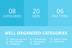 166 Professionals &amp; their tools Filled Low Poly Icons Product Image 3