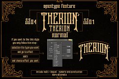 Therion Typeface + Ornament Bonus Product Image 6