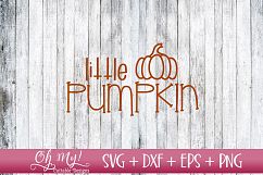 Little Pumpkin - SVG DXF EPS PNG Product Image 1