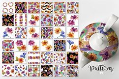 African daisy PNG watercolor design set Product Image 3