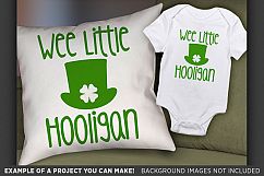Wee Little Hooligan SVG File - Kids St. Patricks Day - 1071 Product Image 2