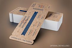 Cardboard Boarding Pass Invitation Template Product Image 3