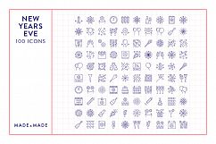 Line Icons - New Years Eve Product Image 6