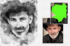 Charcoal Sketch Photoshop Action Product Image 3
