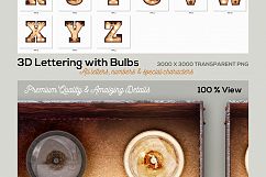 3 Light Bulbs 3D Letterings Product Image 9