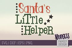 Santas little helper | SVG DXF EPS PNG Product Image 1