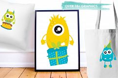 Monster Birthday Boys graphics and illustrations Product Image 5