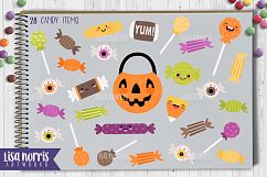 Halloween Friends Clip Art, Patterns, &amp; SVG Cutting Files Product Image 3