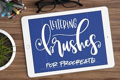 Nine Procreate Brushes for Lettering Product Image 1