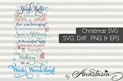4 Christmas Cutting Files for $3 Only! Sleigh Bells Ring - Merry Christmas - Keep calm and get your Ho Ho Ho on &amp; Christmas Quote Product Image 2