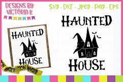 Haunted house, Halloween, SVG, DXF, PNG Product Image 1