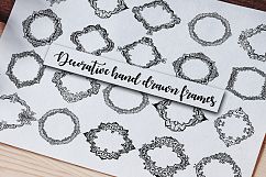 Decorative hand drawn frames. Product Image 1