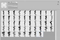 Watercolor Swirl Brush &amp; PNG Product Image 2