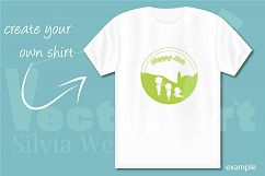 Happy Kids Sticker - Print and Cut Files for Crafters Product Image 2