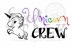 Unicorn Crew-svg,dxf,png,jpg-Instant Digital Download Product Image 1