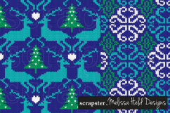 Nordic Knit Christmas Patterns Product Image 4