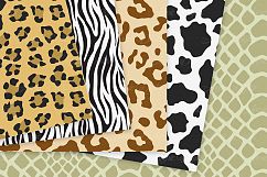 Animal Print Vector Patterns -  Safari Seamless Digital Papers Product Image 2