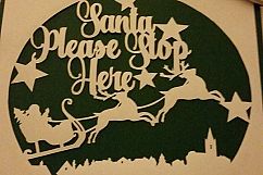 Santa please stop here Product Image 2