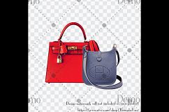 13 Painted Luxury Bags Clip Arts, Fashion and Peony Clip Art Product Image 5