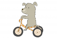 Little Scruffy Dog | 6 cute dog clip art illustrations Product Image 5