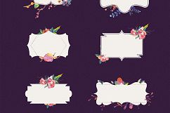 Lunar Flower Watercolor Graphic Kit Product Image 4
