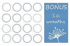 Handsketched floral elements. VOL2 Product Image 8