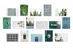 Summer stock photos, Lisbon green, tiles, texture, plants + patterns Product Image 5