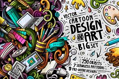 Design &amp; Art Cartoon Doodle Big Pack Product Image 1