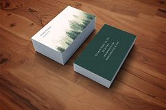 Green Natural Pattern art card Product Image 2