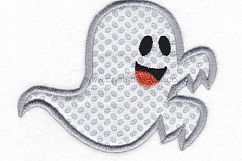 Funny Halloween Ghost Boy 2 Embroidery Design Product Image 6