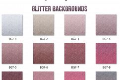 Silver Bloom Glitter Palette Backgrounds Product Image 2