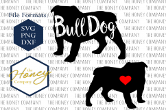 Bulldog SVG PNG DXF Dog Breed Lover Cut File Clipart Product Image 1