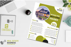 Real Estate Business Flyer Template Design US Flyer Size Product Image 2