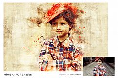 Mixed Art 2 Photoshop Action Product Image 2