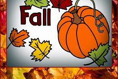 Fall/ Autumn SVG PNG EPS DXF JPEG Files Product Image 2