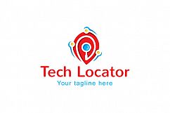 Tech Locator - Iconic Stock Logo Design Template Product Image 1