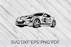 Sports Car  SVG Cutting File  Product Image 4
